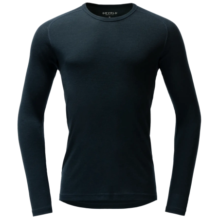 Pánske funkčné tričko Devold Adventure Merino 190 Shirt Man tmavomodrá Ink