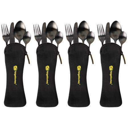 Súprava príborov Ridge Monkey DLX Cutlery Set Four Pack