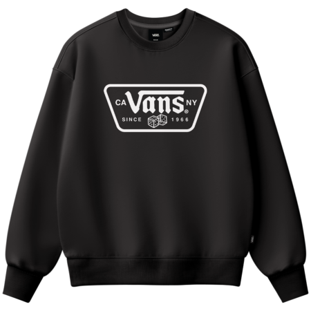 Pánska mikina Vans Knu Patch Crew čierna Black