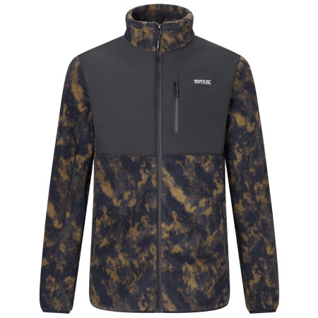 Pánska funkčná mikina Regatta Morran WR fleece maskáč TextrdPr/Blk