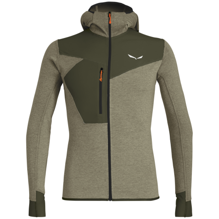 Pánska mikina Salewa Puez 2 Dry M L/S Hood Fz Tee