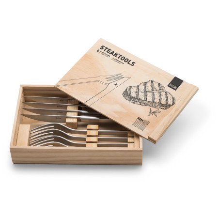 Súprava príborov Höfats Steaktools strieborná silver