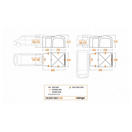 Predstan Vango Tailgate Hub II Low
