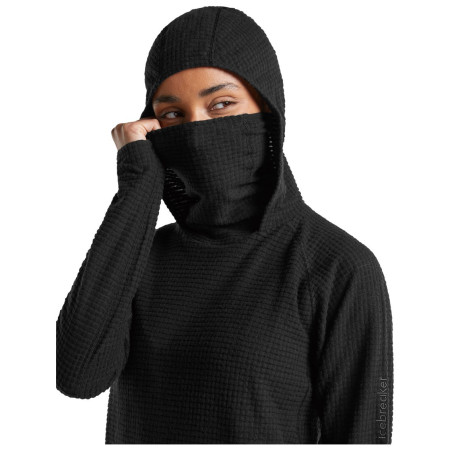 Dámska mikina Icebreaker Wom Mer 400 RealFleece Grid Pulover Hood