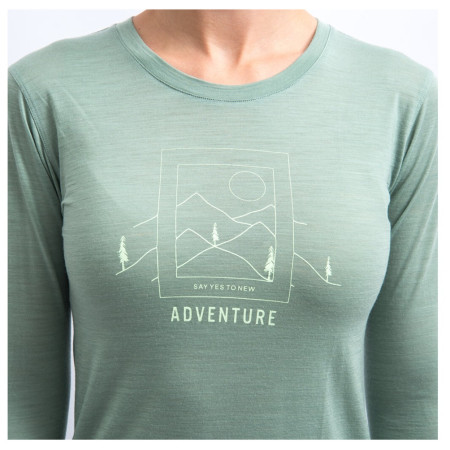 Dámske funkčné tričko Sensor Merino Air Say Yes dl. rukáv