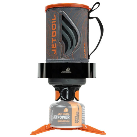 Varič Jet Boil Flash 1.0L WindGuardKit sivá/oranžová Topo
