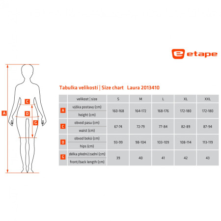 Cyklistická sukňa Etape Laura