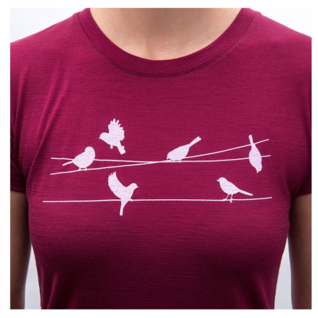 Dámske funkčné tričko Sensor Merino Active Songbirds
