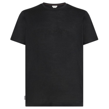 Pánske funkčné tričko Icebreaker M 150 Tech Lite SS Tee IB Stitchline čierna Black