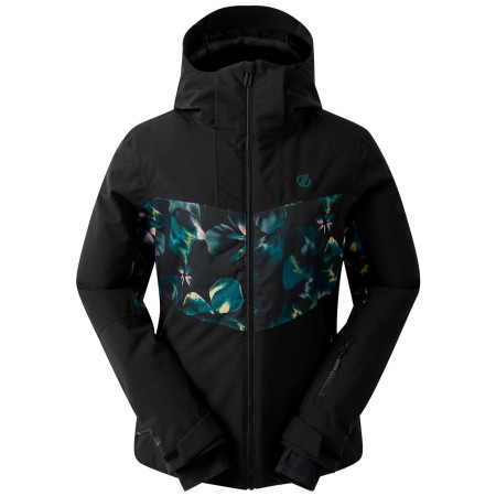 Dámska lyžiarska bunda Dare 2b Iced Jacket čierna/zelená Black/Electric Floral Print