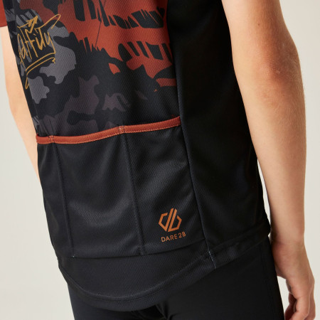 Detský cyklistický dres Dare 2b Dynamite Jersey Blk Graffiti