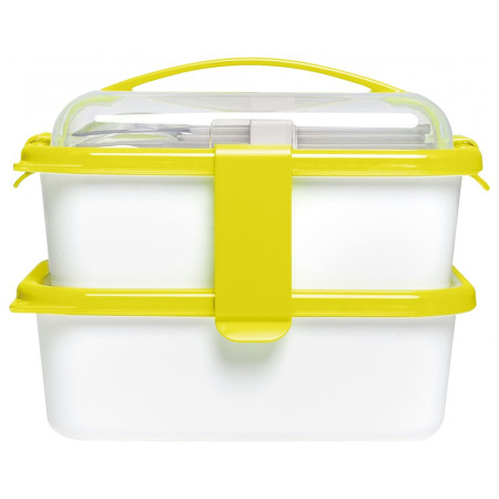 Obedový box Omada Sanaliving Box Set žltá Verde Acido