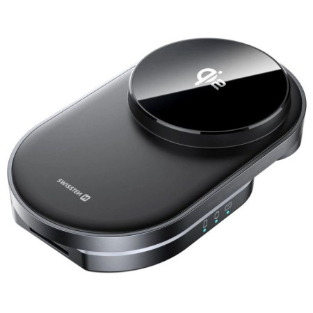 Bezdrôtová nabíjačka Swissten MagBase 3-in-1