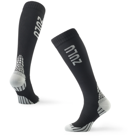 Kompresné podkolienky Zulu Run Compression čierna/sivá black/grey