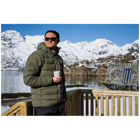 Pánska páperová bunda Norrona femund down700 Zip Hood