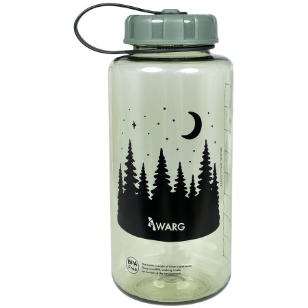 Fľaša Warg Woods Tritan Wide 1 L zelená green