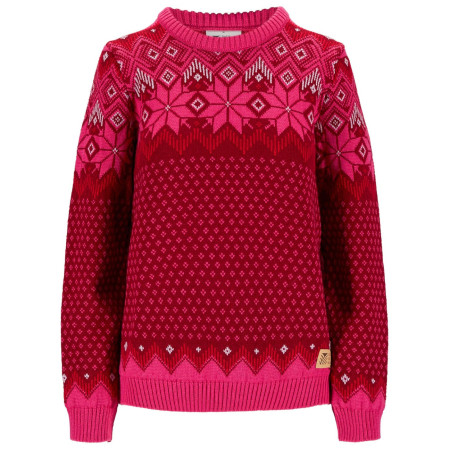 Dámsky sveter Dale of Norway Vilja Fem Sweater ružová Redrose Allium Raspberry