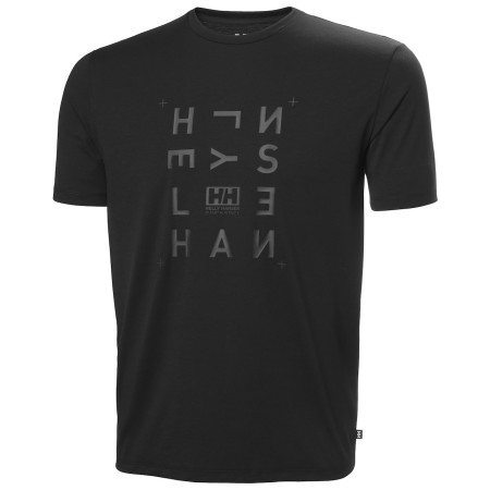 Pánske tričko Helly Hansen Skog Graphic T-Shirt čierna 991 Black