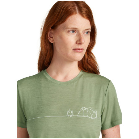 Dámske funkčné tričko Icebreaker W Mer 150 Tech Lite SS Tee Single Line C