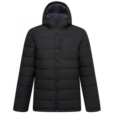Pánska prešívaná bunda Regatta Frankie Padded čierna Black(Iron)