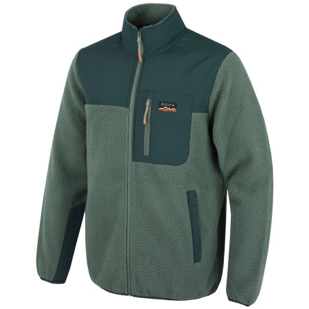 Pánska mikina MOOA Sherpa zelená forest green
