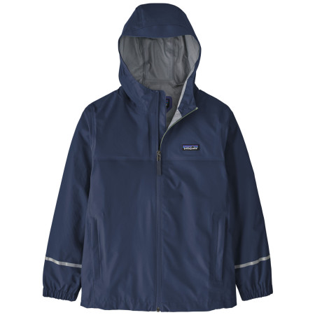 Detská nepremokavá bunda Patagonia K's Torrentshell 3L Rain Jacket modrá New Navy