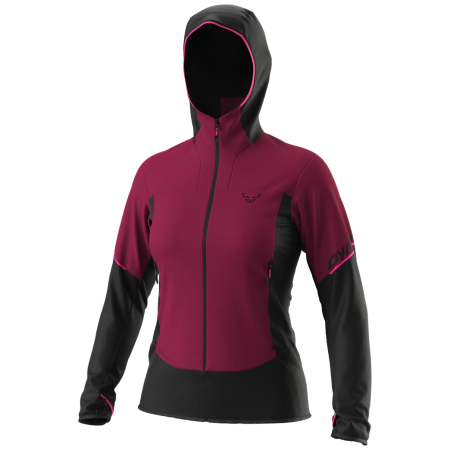 Dámska vetrovka Dynafit Traverse Alpha Hooded Jkt W čierna/fialová