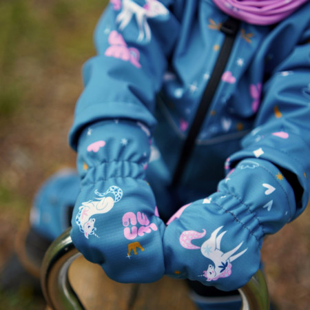 Detské zimné palčiaky WAMU Jednorožci