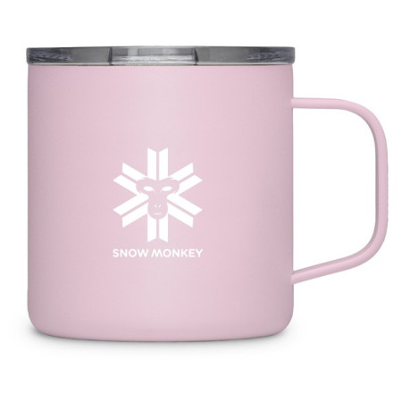 Termohrnček Snow Monkey Booster ružová lila