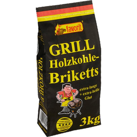 Grilovacie brikety Favorit 3 kg