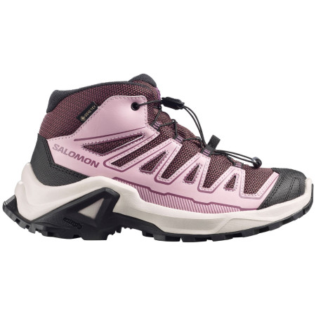 Detské topánky Salomon X Ultra Mid Gtx J Huckleberry-Dawn Pink-Concord Grape ružová Huckleberry / Dawn Pink / Concord Grape