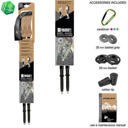 Trekové palice Fizan Compact Tech