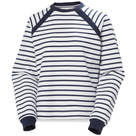 Dámska mikina Helly Hansen W Capri Sweatshirt biela/modrá 001 WHITE NAVY
