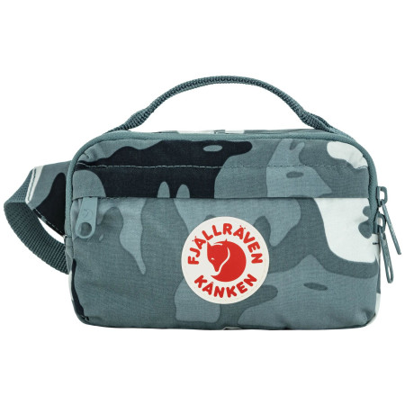 Ľadvinka Fjällräven Kånken Graphics Hip Pack modrá Nimbus Blue-Hidden Animals