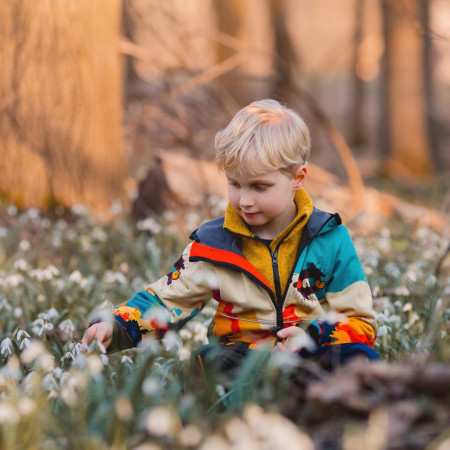 Detská softshellová bunda WAMU Mountain Bike