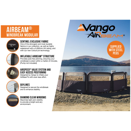 Zástena Vango AirBeam Modular Windbreak