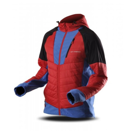 Pánska bunda Trimm Contre červená red/ jeans blue