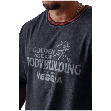 Pánske funkčné tričko Nebbia NEBBIA x Olympia Heavyweight Cotton T-Shirt