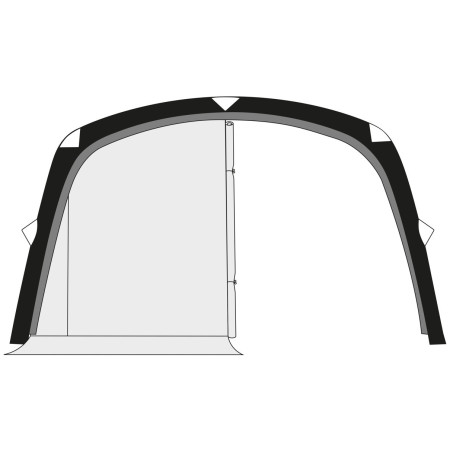 Zástena k prístrešku Brunner Skia Frontwall 400