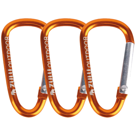 Pomocné karabíny Zulu S 3-pack oranžová orange
