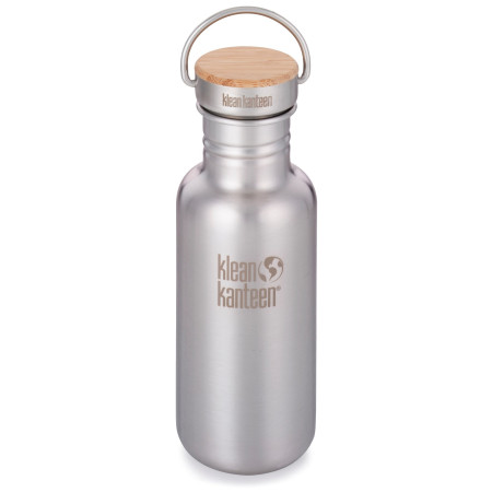 Nerezová fľaša Klean Kanteen Reflect w/Bamboo Cap 532 ml sivá Brushed Stainless