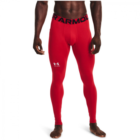 Pánske legíny Under Armour CG Armour Leggings červená Red / / White