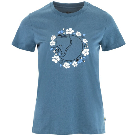 Dámske tričko Fjällräven Fjällblomster Fox T-shirt W modrá Dawn Blue