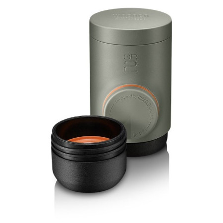 Cestovný kávovar Wacaco Minipresso na mletou kávu strieborná šedá