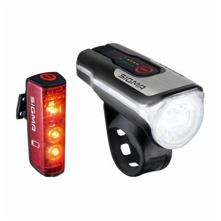 Predné/zadné svetlo Sigma Aura 80 USB + Blaze