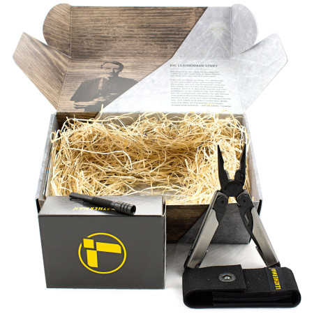 Darčekový set Leatherman Wave Plus Black / Silver + Nástavec na bity