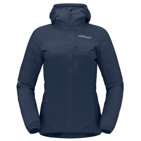Dámska bunda Norrona falketind aero60 Zip Hood tmavomodrá Indigo Night