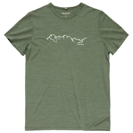 Pánske tričko Devold Active "Skyline" Tee Man zelená FOREST