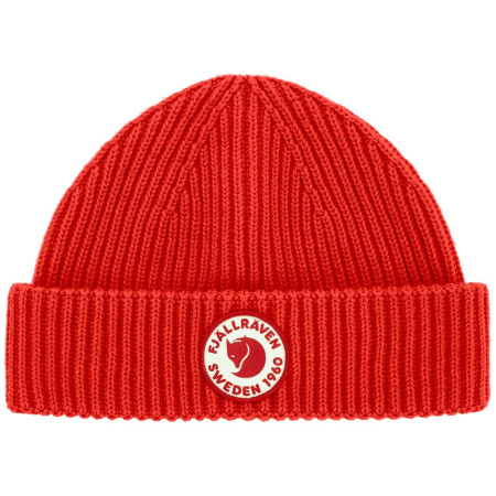Zimná čiapka Fjällräven 1960 Lite Logo Hat červená True Red