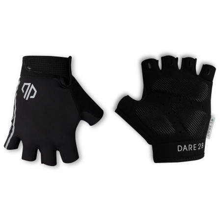 Dámske cyklistické rukavice Dare 2b Women's Cycle Mitts čierna Black/Reflective